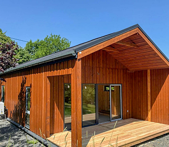 Rytel V2 A1 – Nowoczesny Dom Modułowy 45 m² z Tarasem