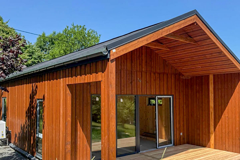 Dom 44 m² mieszkalny, modułowy, całoroczny RYTEL V2_A1, 44 m2, 3 pokoi, tanie