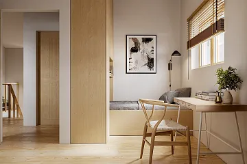 Dom 97 m² mieszkalny, modułowy, całoroczny SARNA V5_A2