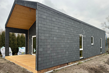 Dom 44 m² mieszkalny, modułowy, całoroczny JARACZ V2_A2