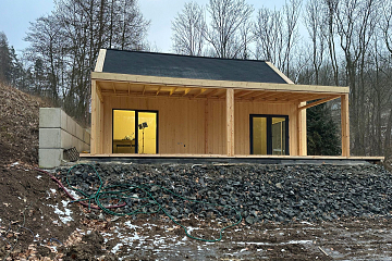 Dom 70 m² mieszkalny, modułowy, całoroczny RUDNA V12_A1