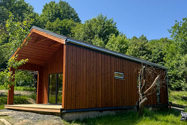 Dom 44 m² mieszkalny, modułowy, całoroczny RYTEL V2_A1, 44 m2, 3 pokoi, tanie