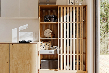 Dom 26 m² mieszkalny, modułowy, całoroczny  MILIN V20_A1