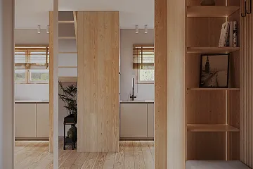 Dom 97 m² mieszkalny, modułowy, całoroczny SARNA V5_A2