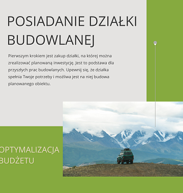 Optymalizacja budżetu dla projektu budowlanego