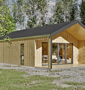 Model Rytel V2_A1 - Twój nowy ekologiczny domek drewniany!