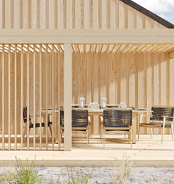 Nowy przestronny dom drewniany!