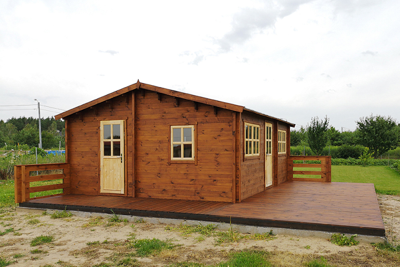 Dom letniskowy CZARNE VSP12, 44 mm, 58 mm, 31 m2, domki producent Dom letniskowy CZARNE VSP12, 44 mm, 58 mm, 31 m2, domki producent