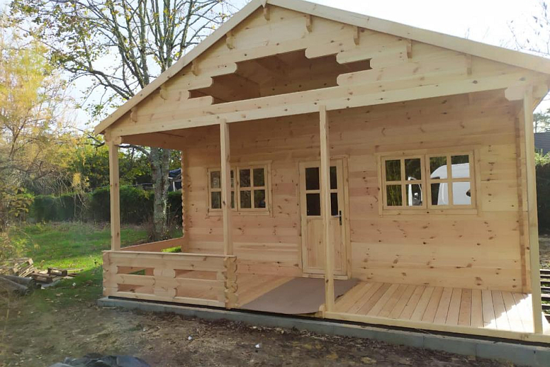 Dom letniskowy PLOCK VSP7, 44 mm, 58 mm, 40 m2, gotowe Dom letniskowy PLOCK VSP7, 44 mm, 58 mm, 40 m2, gotowe