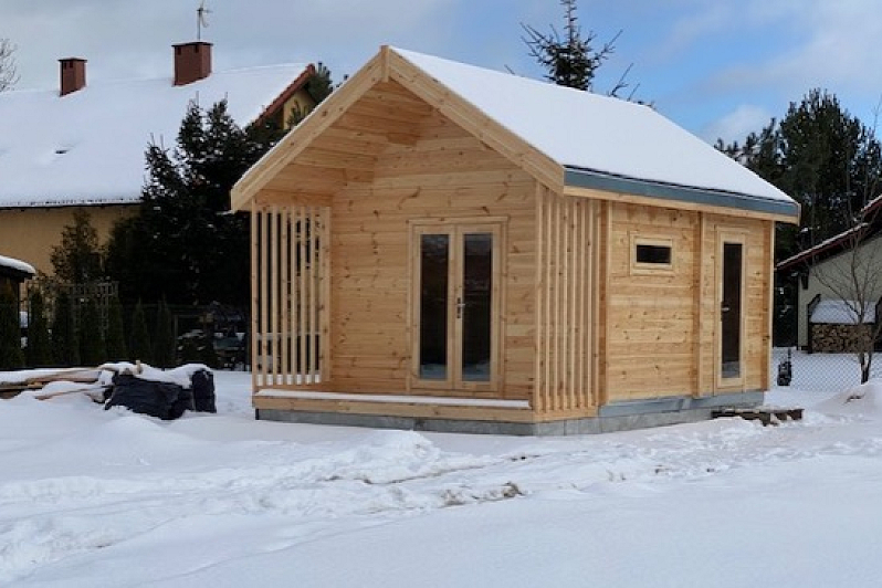 Dom letniskowy RAJSK VSP29, 44 mm, 58 mm, 25 m2, produkcja Dom letniskowy RAJSK VSP29, 44 mm, 58 mm, 25 m2, produkcja