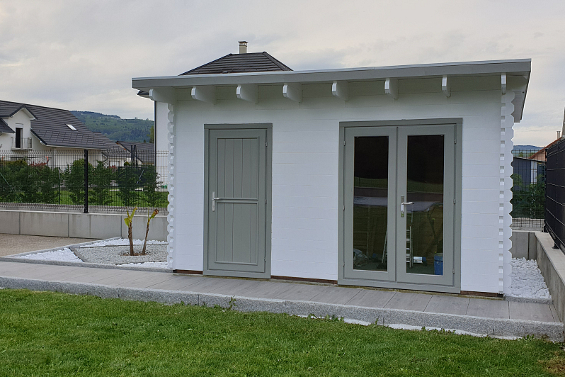 Domek ogrodowy OLAN SN18.2, 34 mm, 44 mm, 15-24 m2, gotowe Domek ogrodowy OLAN SN18.2, 34 mm, 44 mm, 15-24 m2, gotowe