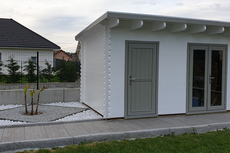 Domek ogrodowy OLAN SN18.2, 34 mm, 44 mm, 15-24 m2, gotowe1 Domek ogrodowy OLAN SN18.2, 34 mm, 44 mm, 15-24 m2, gotowe1