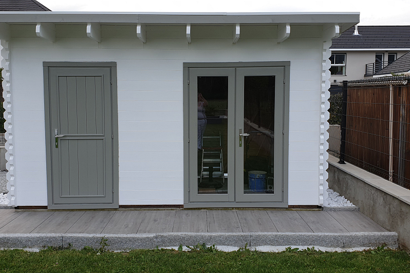 Domek ogrodowy OLAN SN18.2, 34 mm, 44 mm, 15-24 m2, gotowe2 Domek ogrodowy OLAN SN18.2, 34 mm, 44 mm, 15-24 m2, gotowe2