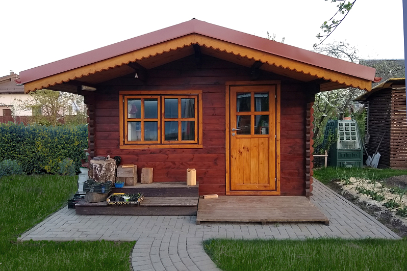 Domek ogrodowy RYKI SN15, 44 mm, 58 mm, 12-36 m2, gotowe