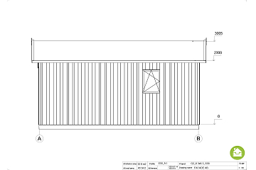 Garaż modułowy drewniany SZADEK G2