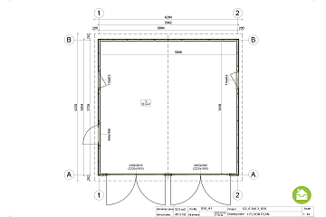 Garaż modułowy drewniany SZADEK G2