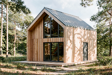 Dom 56 m² mieszkalny - pod klucz, modułowy KARPACZ V14.1_A1_ROYAL