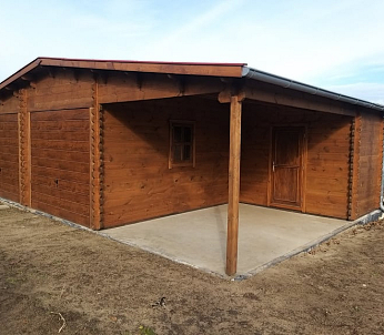 Garaz drewniany HARTA GS5