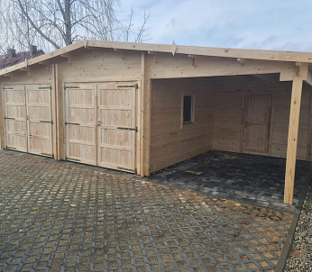 Garaz drewniany HARTA GS5