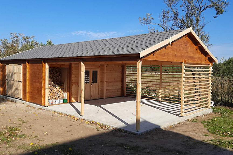 Garaz drewniany JAROCIN GS6 Garaz drewniany JAROCIN GS6