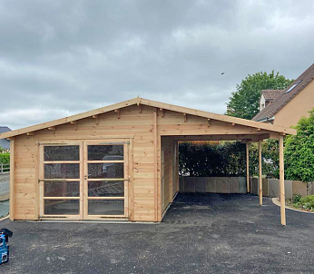 Garaz drewniany PNIE GS2.2