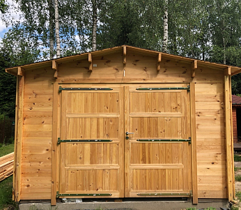 Garaz drewniany rusiec GS3