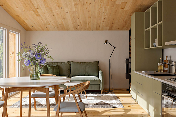 Domek całoroczny 17 m² modułowy WARTA S1_A1