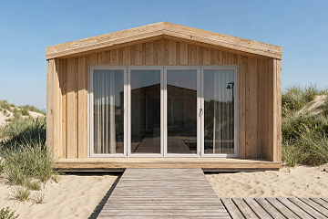 Domek całoroczny 17 m² modułowy WARTA S1_A1_ROI