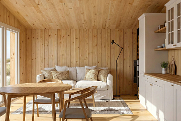 Domek całoroczny 17 m² modułowy WARTA S1_A1_ROI