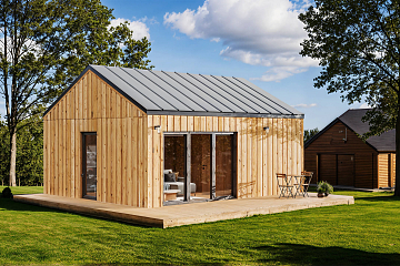 Dom 33 m² mieszkalny, modułowy, całoroczny DANIEC V10_A1