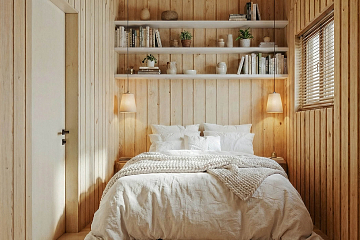 Dom 33 m² mieszkalny, modułowy, całoroczny DANIEC V10_A1_INV_ROI