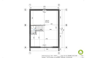 Dom 58 m² mieszkalny, modułowy, całoroczny MILOWIN V11.1_A1_Mix2