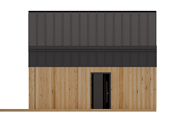 Dom 58 m² mieszkalny, modułowy, całoroczny MILOWIN V11.1_A1_Mix2