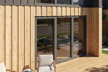 Dom 58 m² mieszkalny, modułowy, całoroczny MILOWIN V11.1_A1_Mix2_ROI