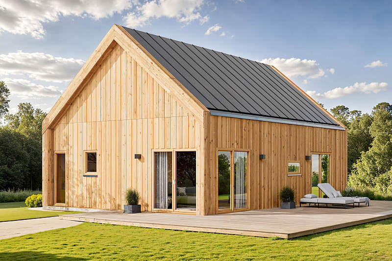 Dom cau0142oroczny modulowy OBRA V12_A3_M, 78 m2, 4 pokoi