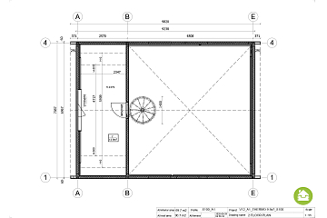 Dom 70 m² mieszkalny, modułowy, całoroczny RUDNA V12_A1