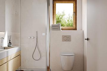 Dom 70 m² mieszkalny, modułowy, całoroczny ATENY V12_A2_Mix