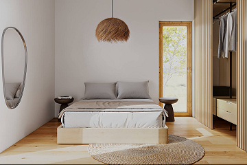 Dom 70 m² mieszkalny, modułowy, całoroczny ATENY V12_A2_Mix