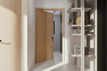 Dom 98 m² mieszkalny, modułowy, całoroczny ZNIN V13_A1_Mix2