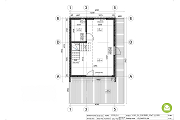 Dom 58 m² mieszkalny, modułowy, całoroczny KARPACZ V14.1_A1_ROYAL
