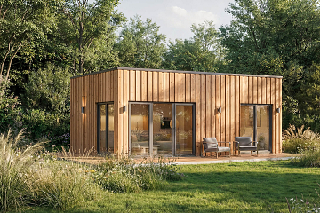 Dom 34 m² mieszkalny, modułowy, całoroczny  BARLINEK V15_A1