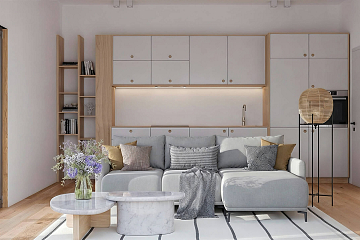 Dom 34 m² mieszkalny, modułowy, całoroczny  BARLINEK V15_A1