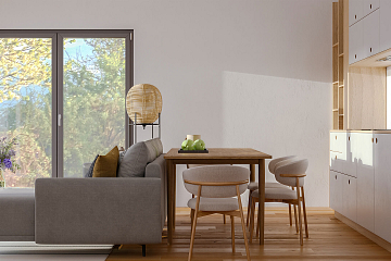 Dom 34 m² mieszkalny, modułowy, całoroczny  BARLINEK V15_A1