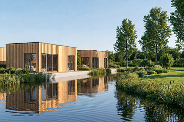 Dom 34 m² mieszkalny, modułowy, całoroczny  BARLINEK V15_A1_ROI