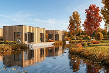 Dom 34 m² mieszkalny, modułowy, całoroczny  BARLINEK V15_A1_ROI