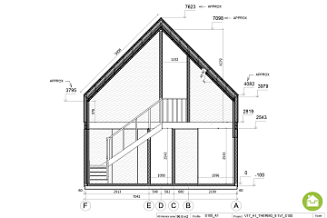 Dom 97 m² mieszkalny, modułowy, całoroczny ANTONIN V17_A1
