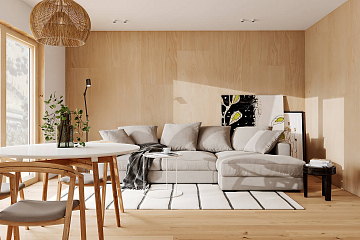 Dom 84 m² mieszkalny, modułowy, całoroczny SOMIN V18_A1