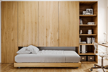 Dom 95 m² mieszkalny, modułowy, całoroczny BONIN V19_A1