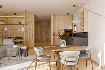 Dom 95 m² mieszkalny, modułowy, całoroczny BONIN V19_A1