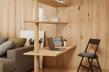 Dom 95 m² mieszkalny, modułowy, całoroczny BONIN V19_A1